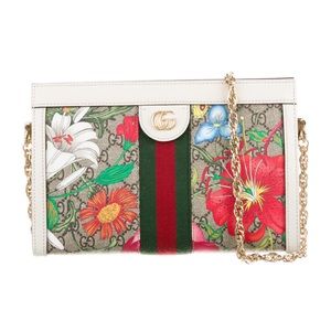 Gucci Small Ophidia GG Flora Shoulder Bag